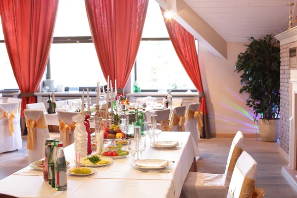 European restaurant in bright colors — Stock Photo, Image