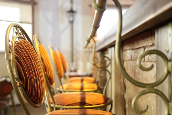 Restaurante europeu em cores brilhantes — Fotografia de Stock