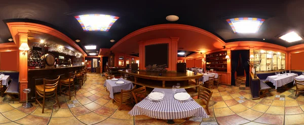 European restaurant in bright colors — Stock Photo, Image