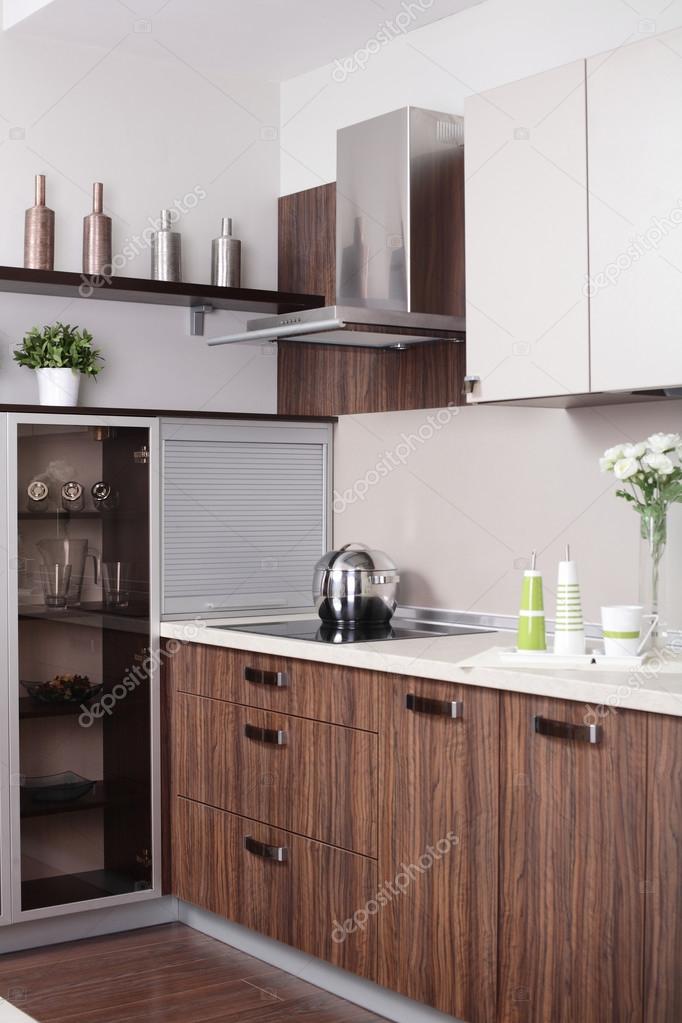 Interior Of Modern European Kitchen Stock Photo Image By Fiphoto 54067391
