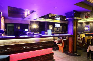 parlak renklerde Avrupa Restoran