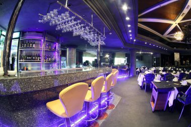 parlak renklerde Avrupa Restoran