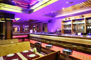 parlak renklerde Avrupa Restoran