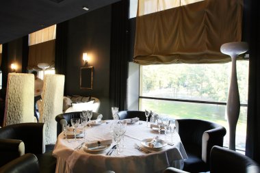 parlak renklerde Avrupa Restoran