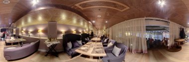 parlak renklerde Avrupa Restoran