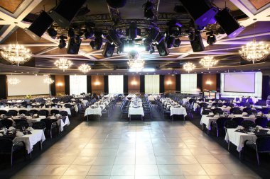 parlak renklerde Avrupa Restoran