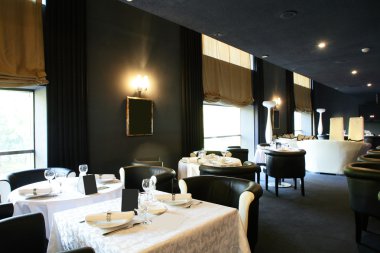 parlak renklerde Avrupa Restoran