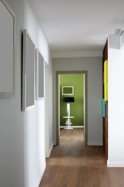 Interior of bright hallway home — Stock Photo, Image