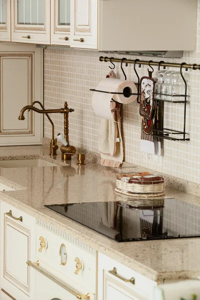 Interior of modern european kitchen — Stock Photo, Image