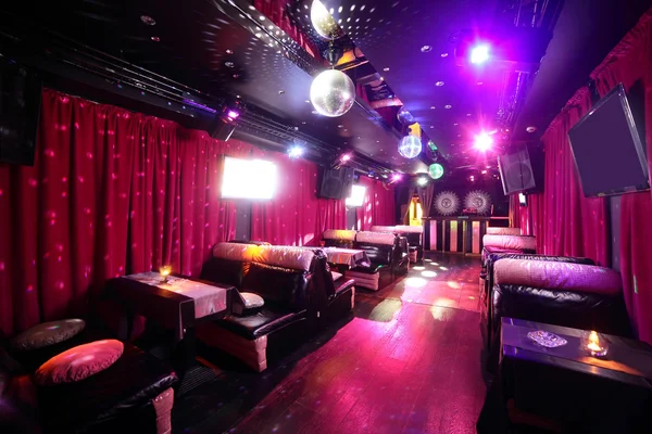 Beautiful european night club interior — Stock Photo, Image