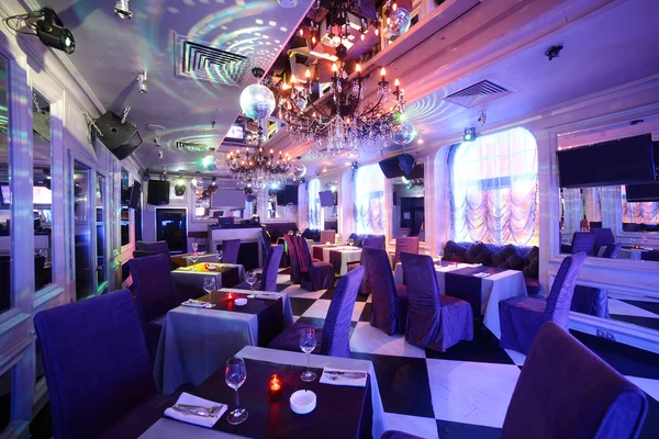 Prachtige Europese nacht club interieur — Stockfoto