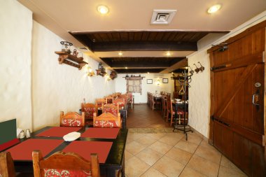 parlak renklerde Avrupa Restoran