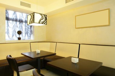 parlak renklerde Avrupa Restoran