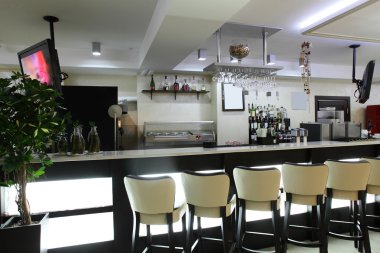 parlak renklerde Avrupa Restoran
