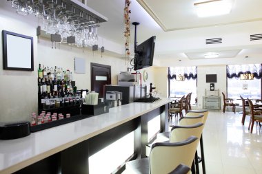 parlak renklerde Avrupa Restoran