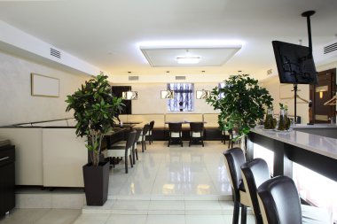 parlak renklerde Avrupa Restoran