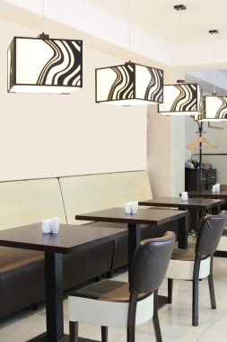 parlak renklerde Avrupa Restoran