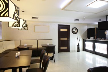 parlak renklerde Avrupa Restoran