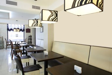 parlak renklerde Avrupa Restoran