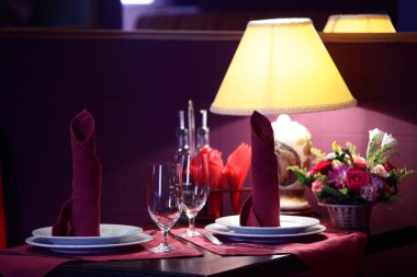 parlak renklerde Avrupa Restoran