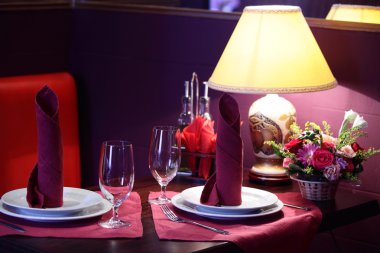 parlak renklerde Avrupa Restoran