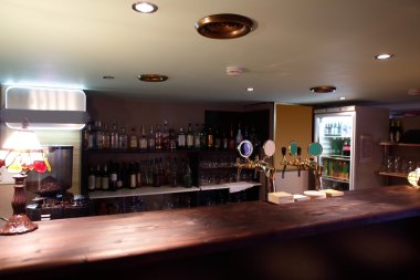 parlak renklerde Avrupa Restoran