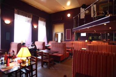 parlak renklerde Avrupa Restoran