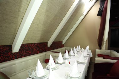 parlak renklerde Avrupa Restoran