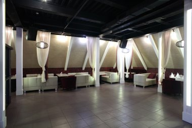 parlak renklerde Avrupa Restoran