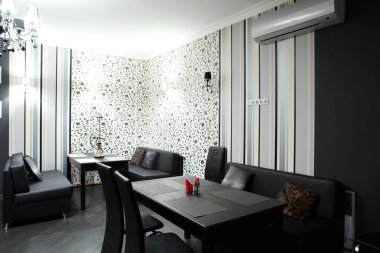 parlak renklerde Avrupa Restoran