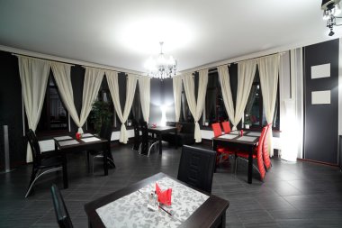parlak renklerde Avrupa Restoran