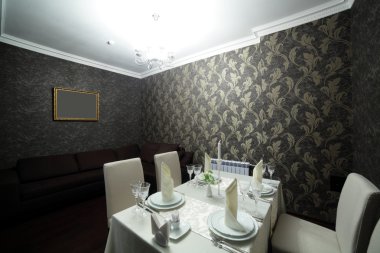 parlak renklerde Avrupa Restoran