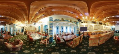 parlak renklerde Avrupa Restoran