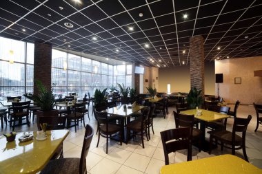 parlak renklerde Avrupa Restoran
