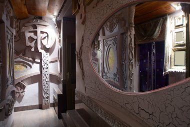 parlak renklerde Avrupa Restoran