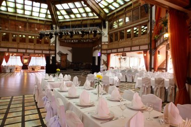 parlak renklerde Avrupa Restoran