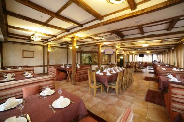 parlak renklerde Avrupa Restoran