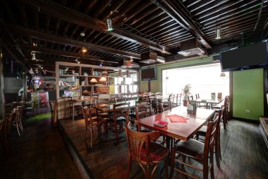 parlak renklerde Avrupa Restoran