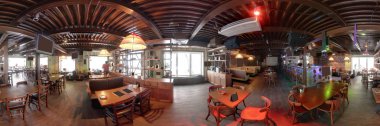 parlak renklerde Avrupa Restoran