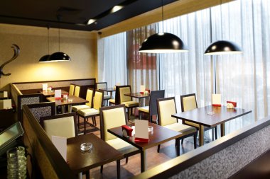 parlak renklerde Avrupa Restoran