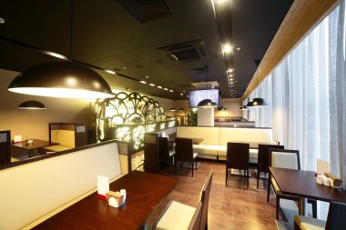 parlak renklerde Avrupa Restoran