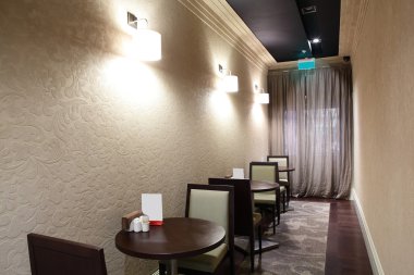 parlak renklerde Avrupa Restoran