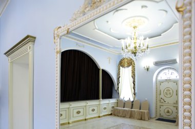 parlak renklerde Avrupa Restoran