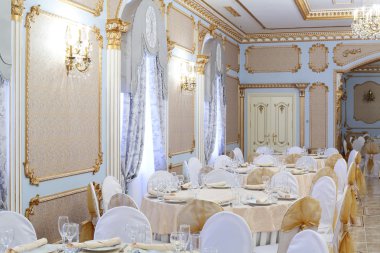 parlak renklerde Avrupa Restoran