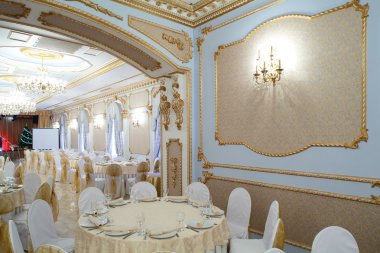 parlak renklerde Avrupa Restoran