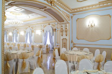 parlak renklerde Avrupa Restoran