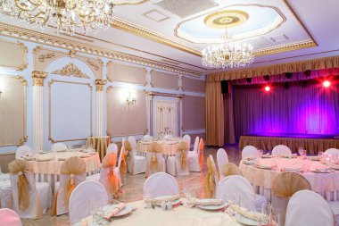 parlak renklerde Avrupa Restoran