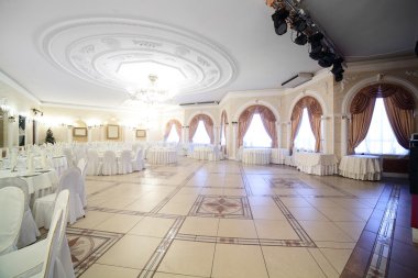 parlak renklerde Avrupa Restoran