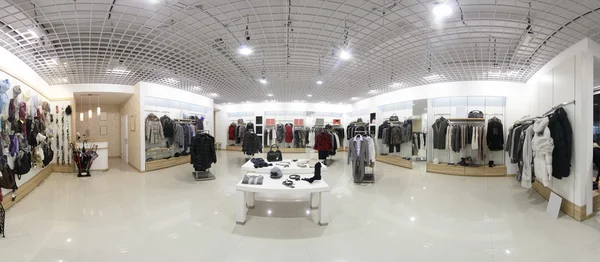 Nuevo interior de la tienda de tela — Foto de Stock