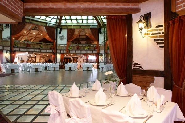 Restaurante europeo en colores brillantes — Foto de Stock